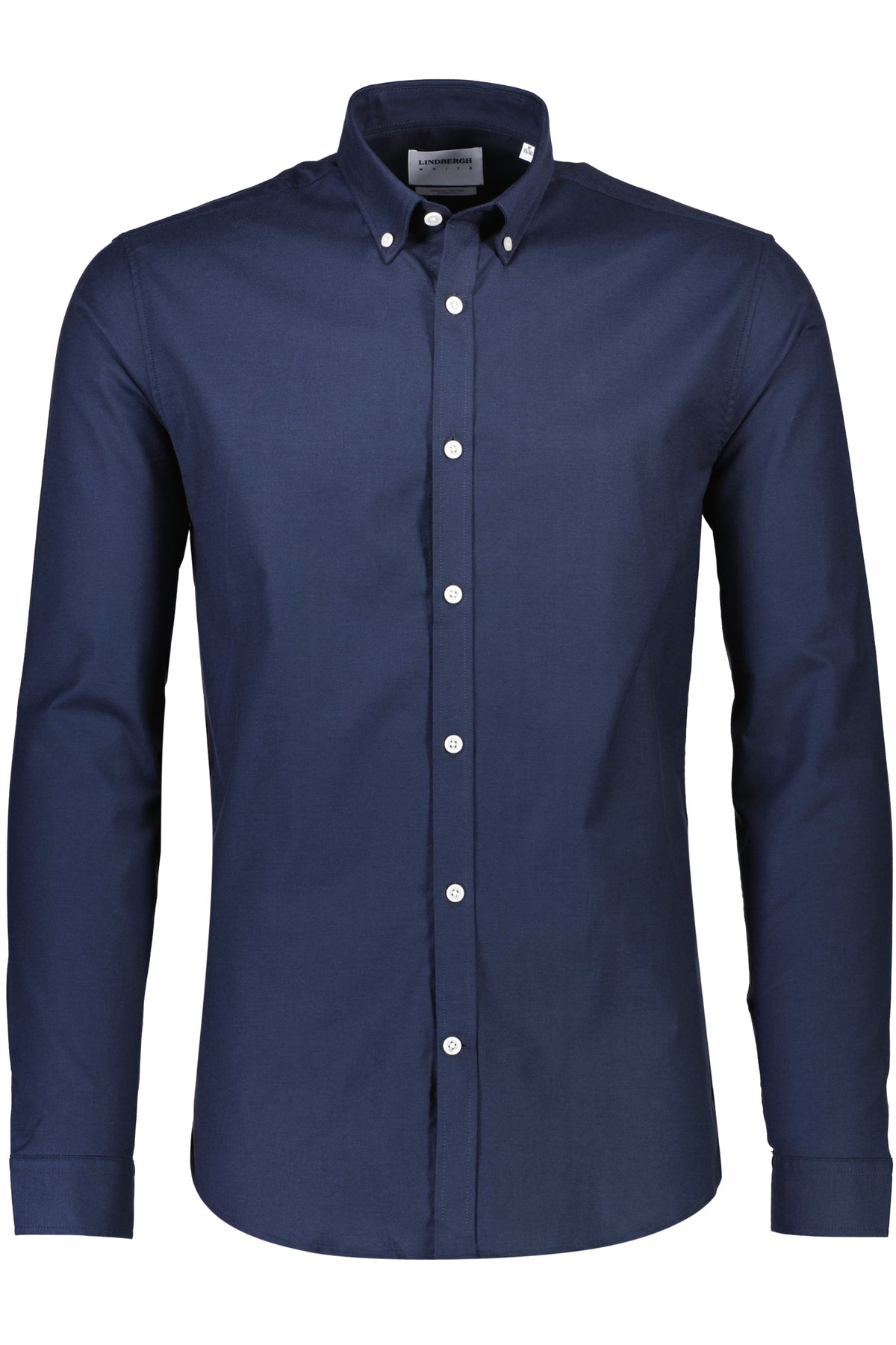 Lindbergh Oxford Superflex Shirt – Navy Mix