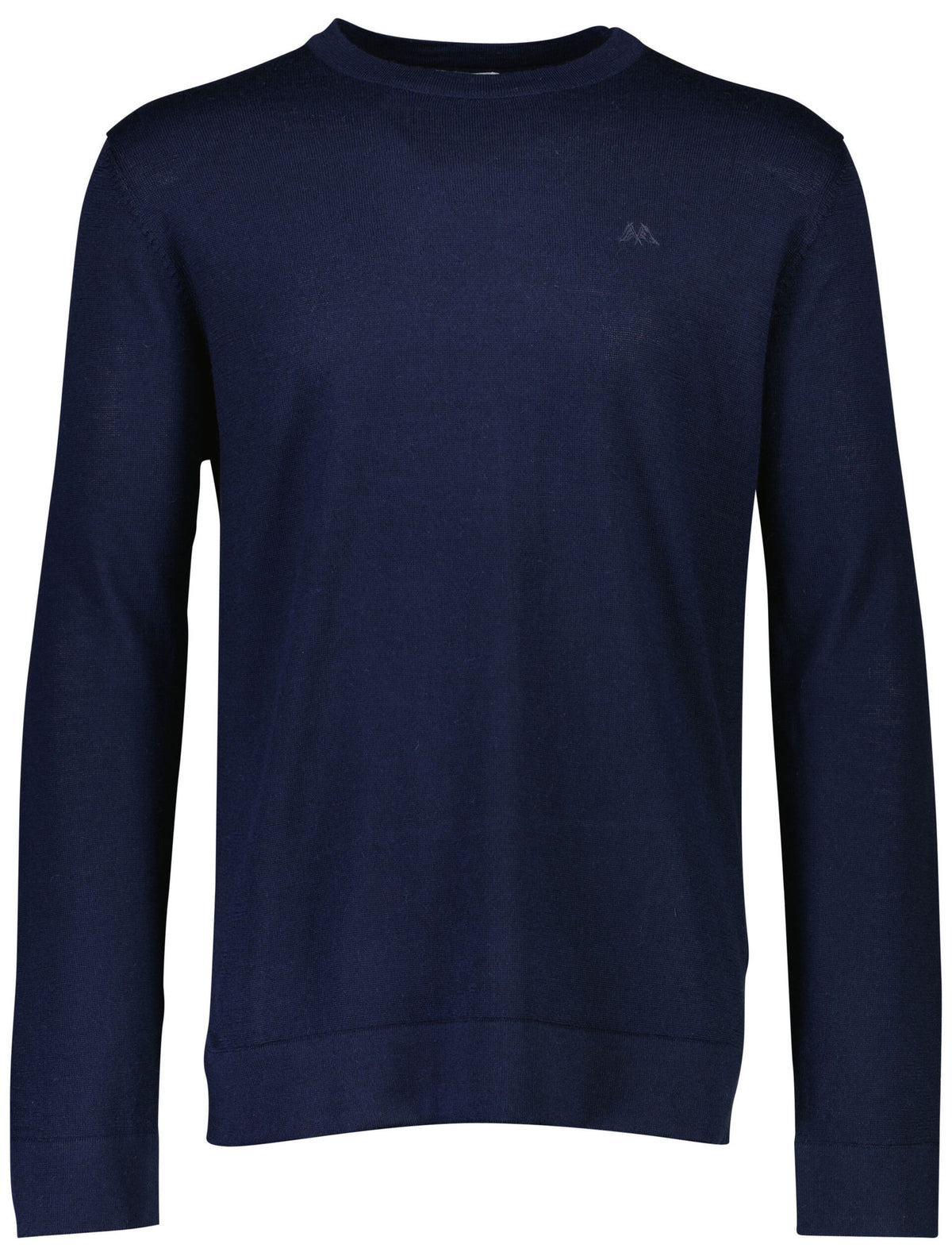 Lindbergh Merino Knit O-Neck – Navy