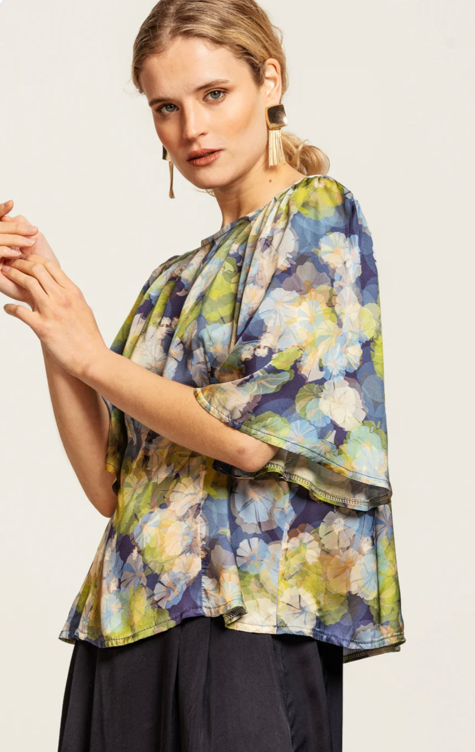 Ginny Blouse Misty Lime