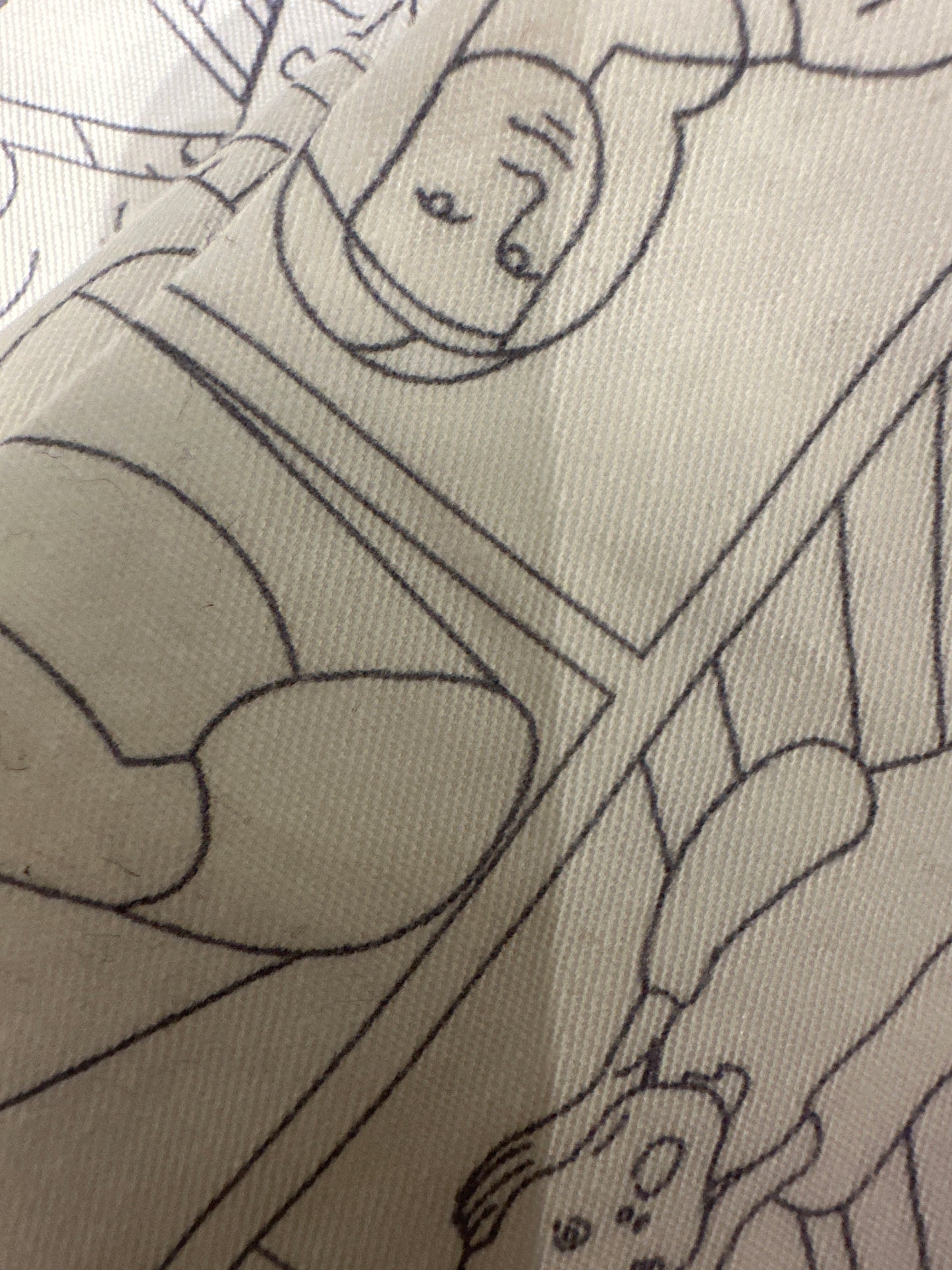 Skjorta gubbmönster vit