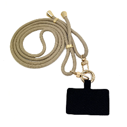 Mobile Base Necklace Beige Gold - IN SUNNY MOOD