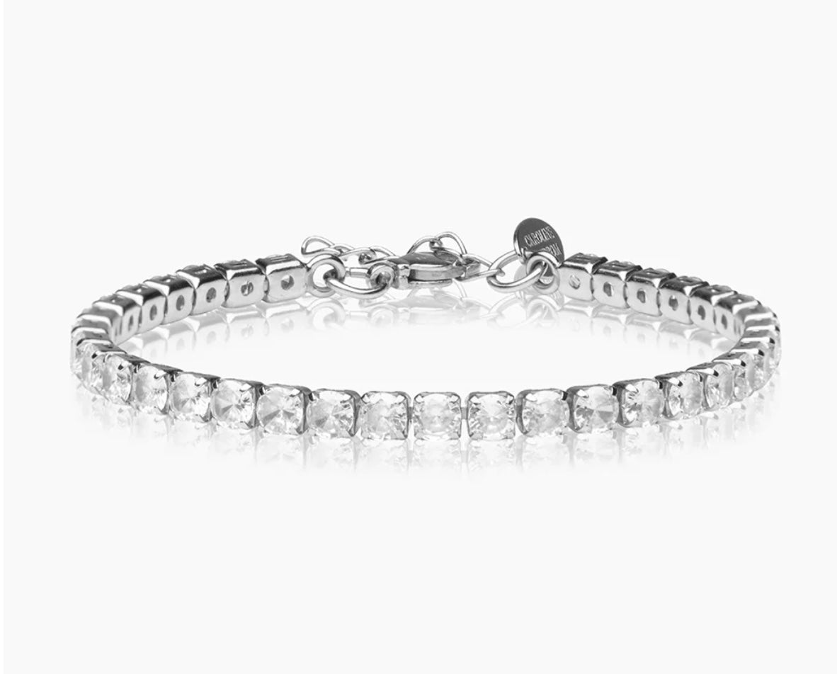 Zara Bracelet / Crystal Silver