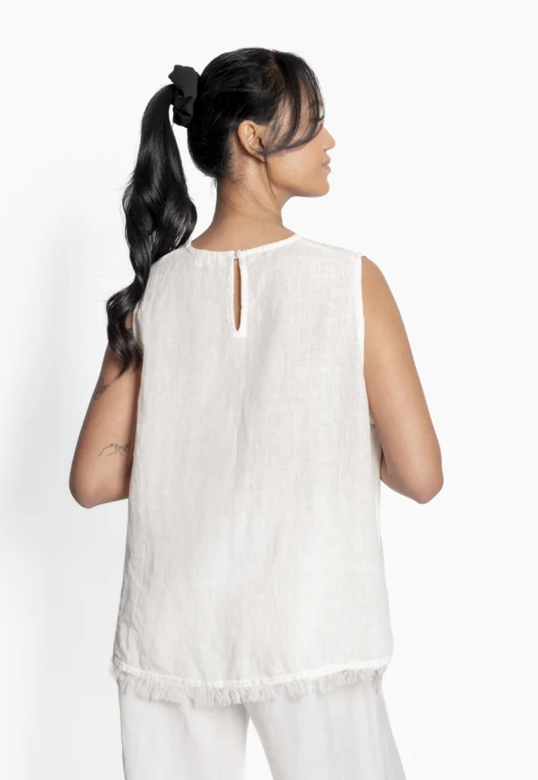 LILA LINEN TOP