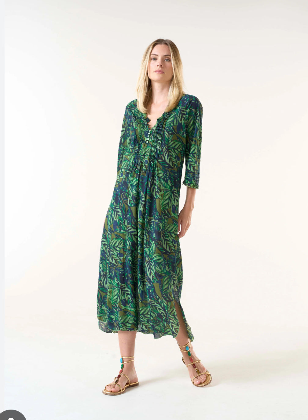 Long Poppy-Congo-Cotton-Green