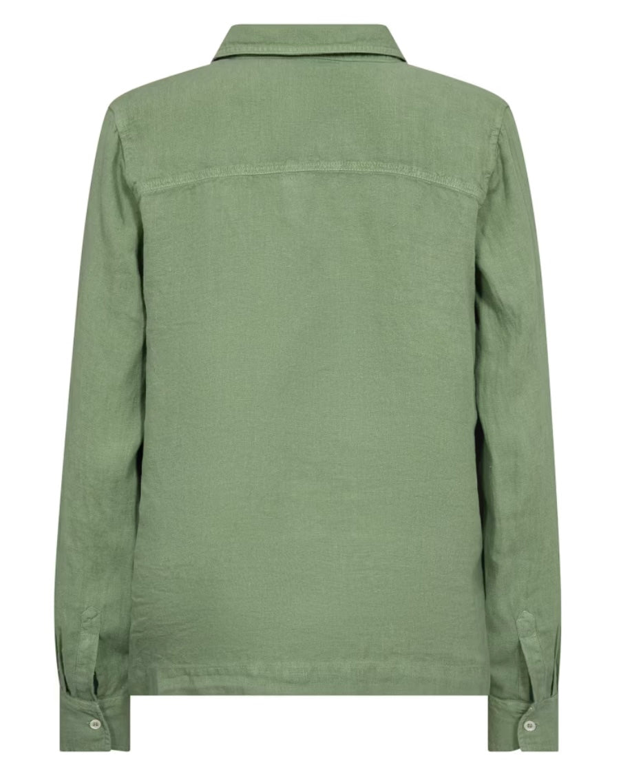 Mos mosh MMEmma linen Pocket blouse