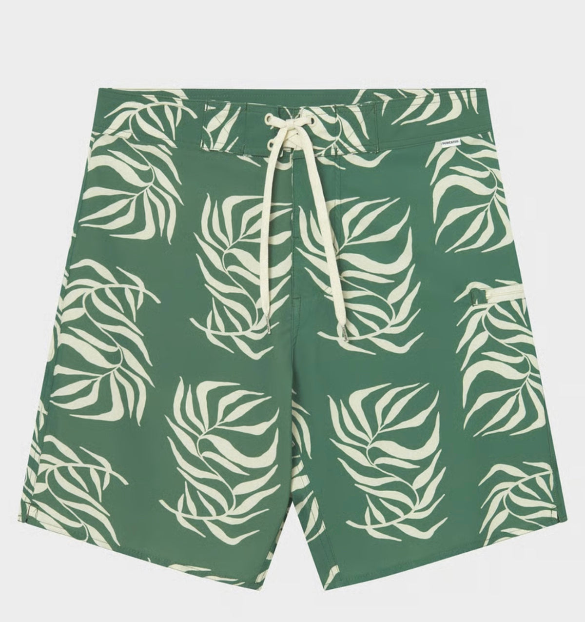 Swim shorts Sandhamn Big Leaf green