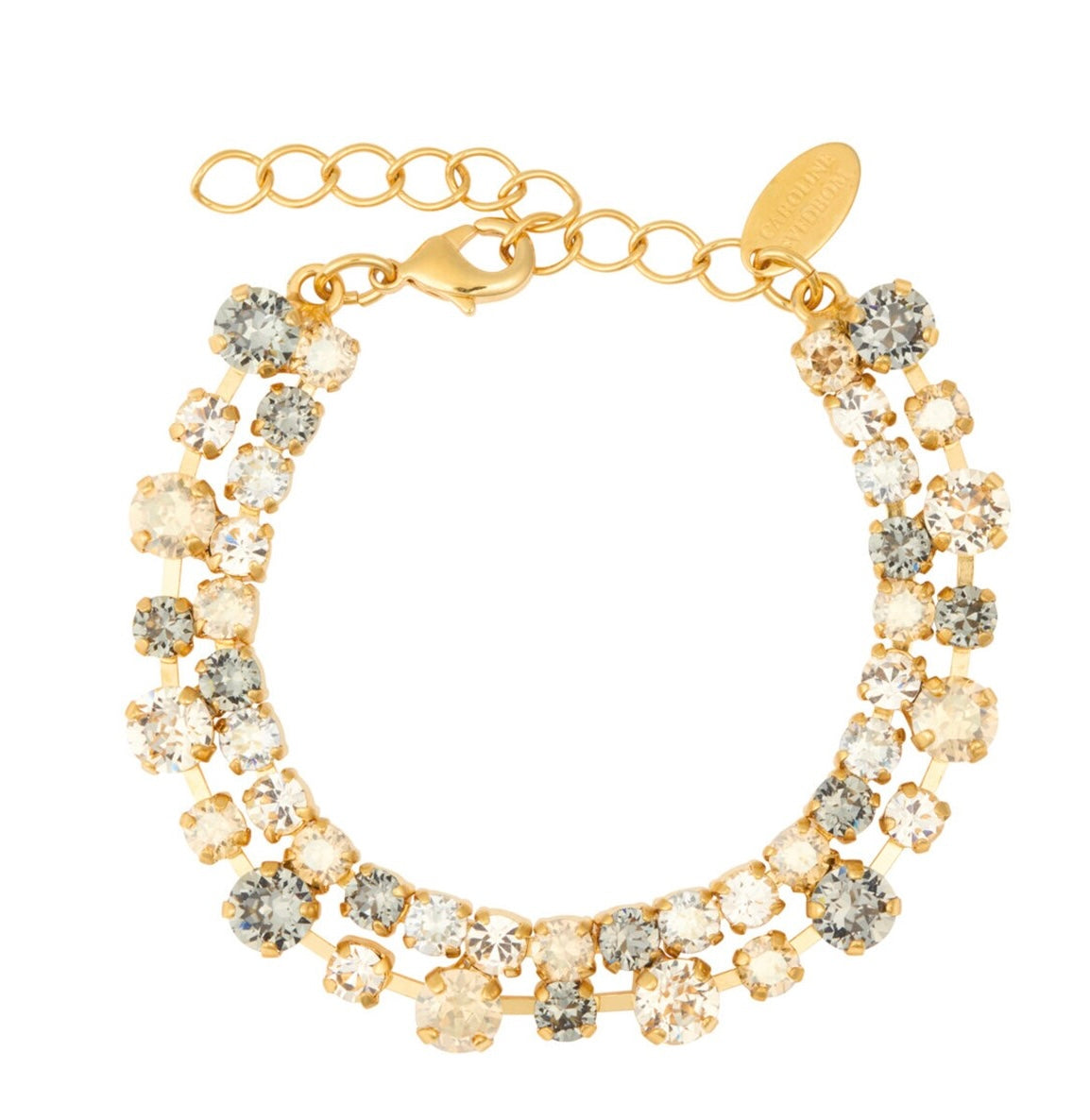 Mini Pomona Bracelet / Black Golden Combo