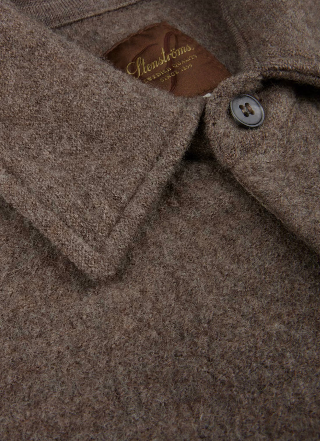 Light Brown Wool Overshirt