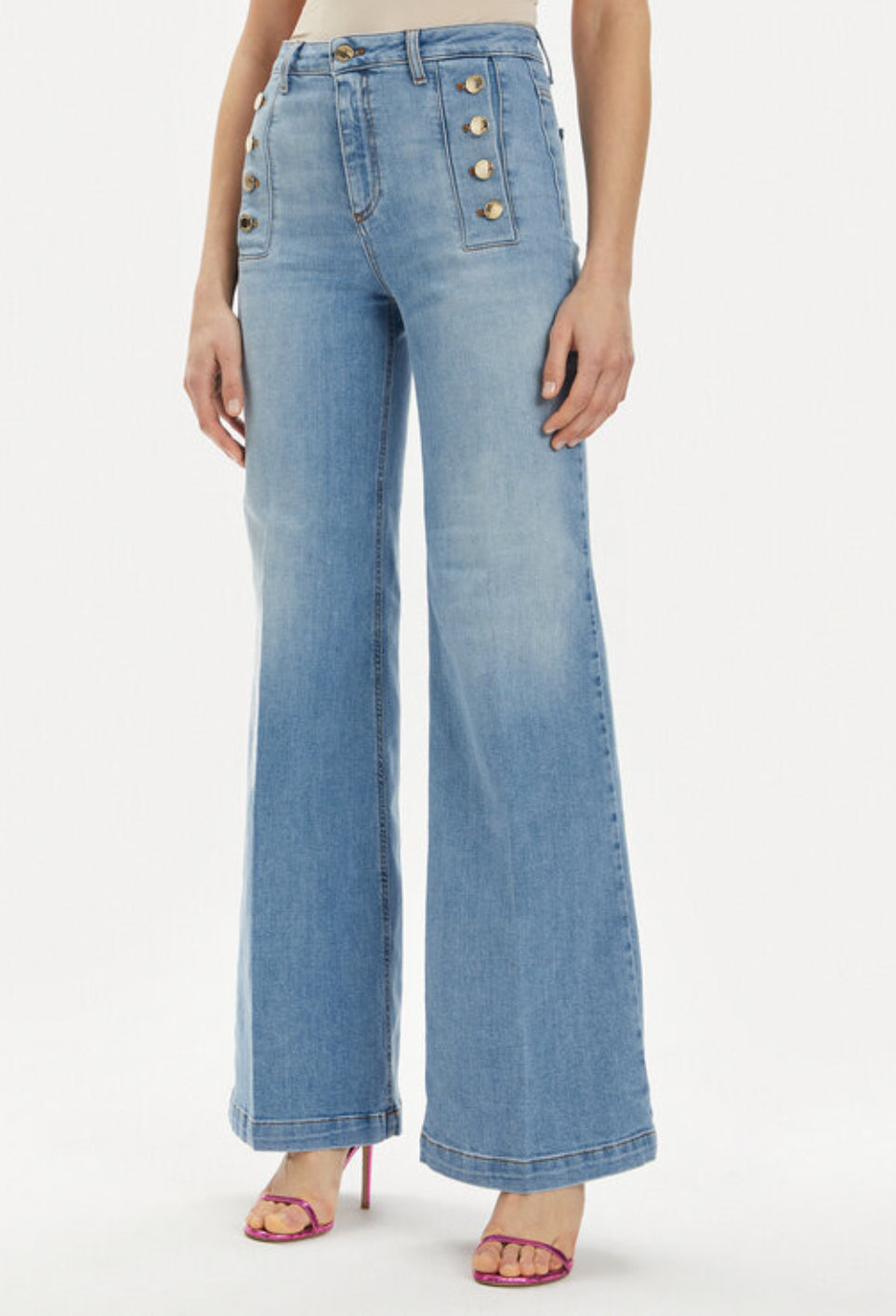 Giudith Jeans Med Knappar