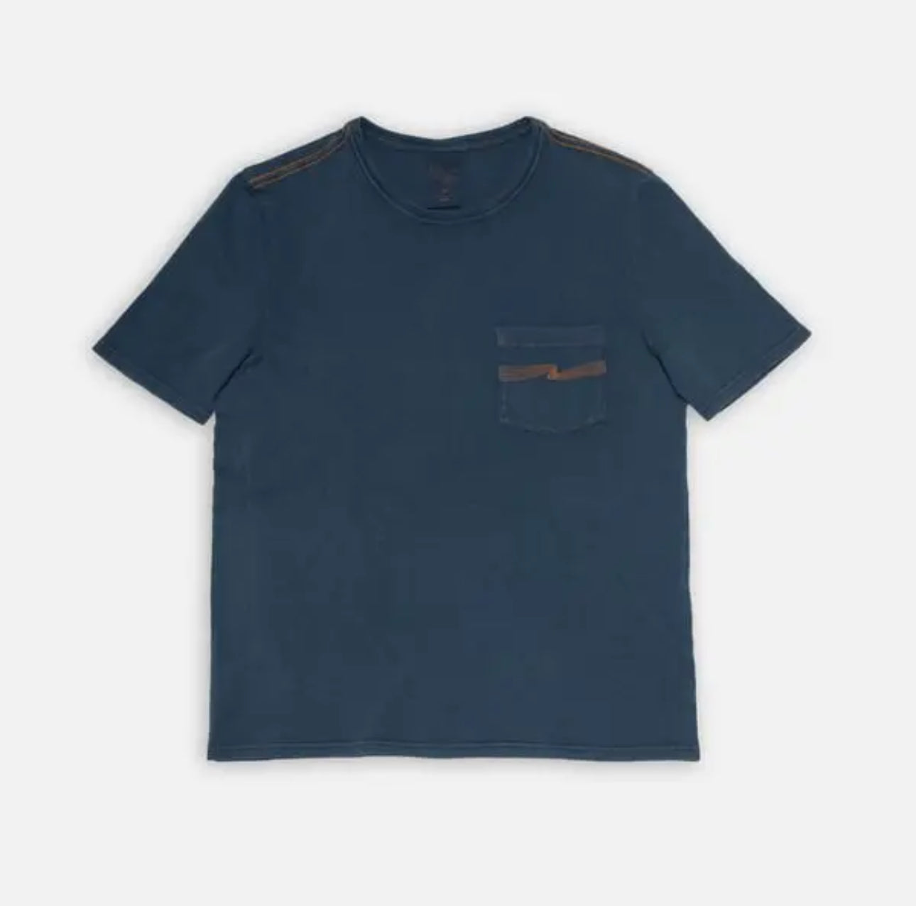 Ricky Pocket T-Shirt Washed Blue