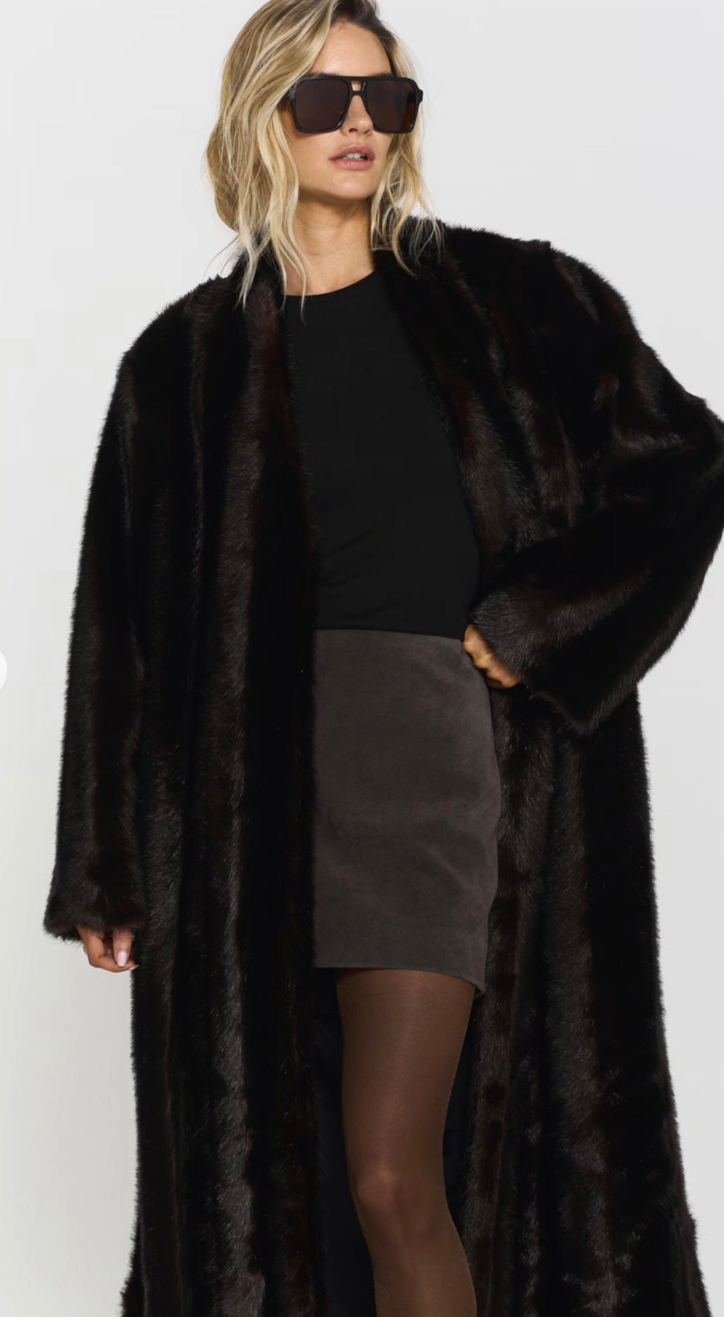 Vaujany Faux Fur Coat
