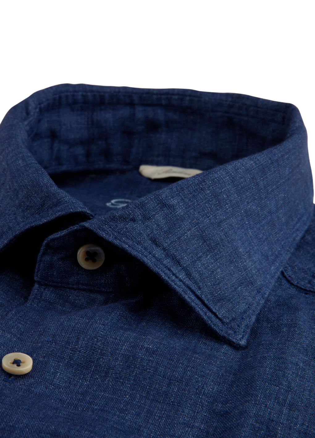 Mörkblå Linneskjorta