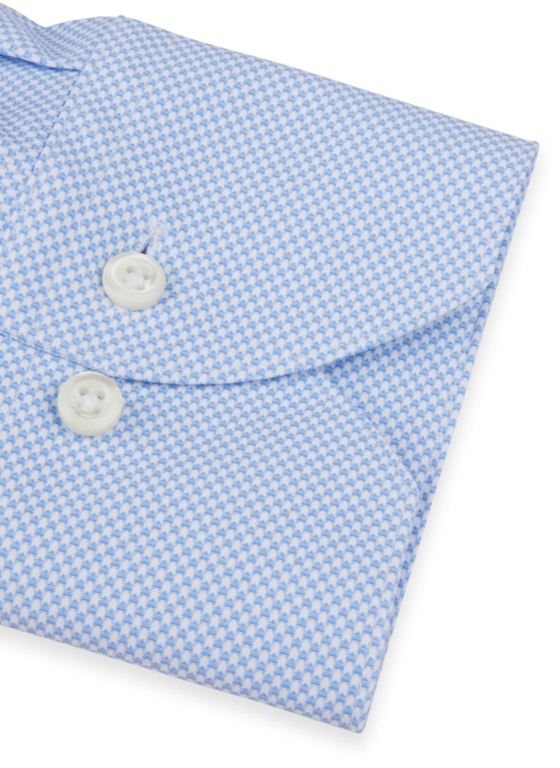 Blue Patterned Jersey Shirt