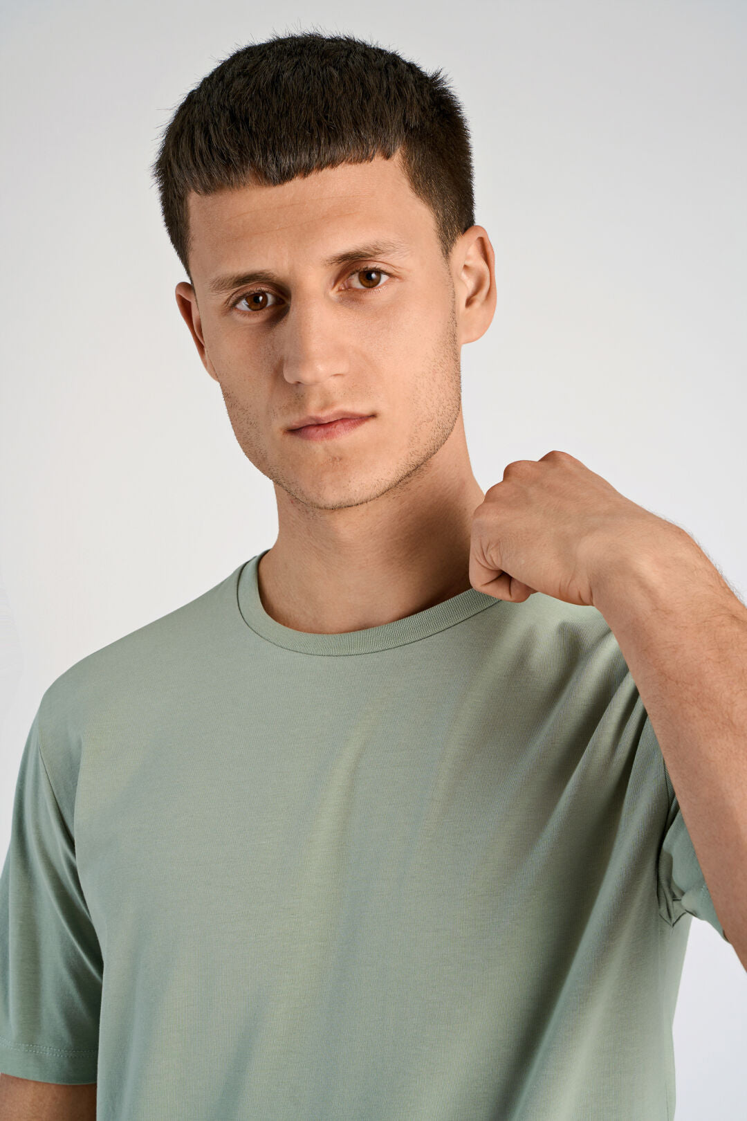 T-shirt Relaxed fit Sage green