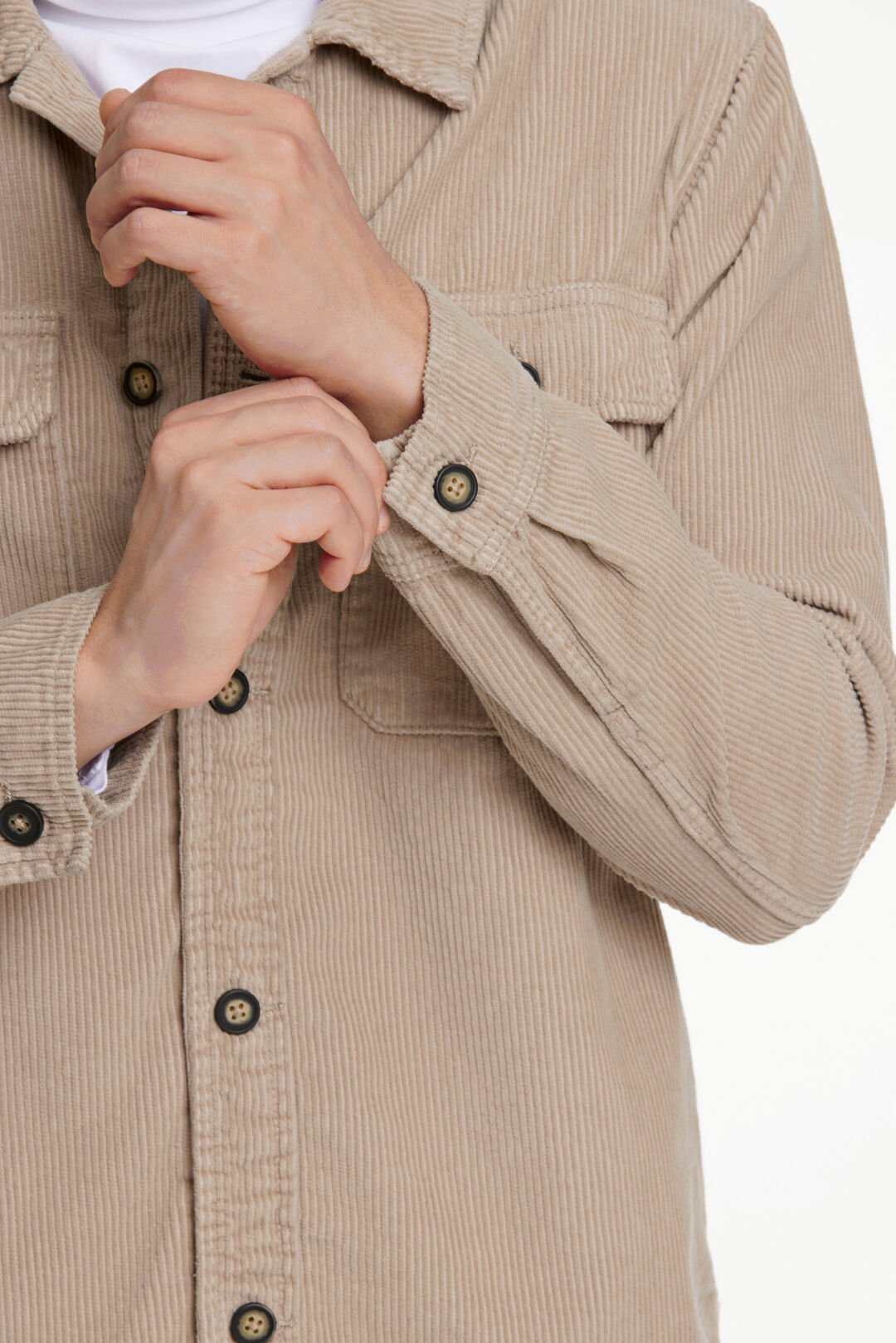 Corduroy overshirt