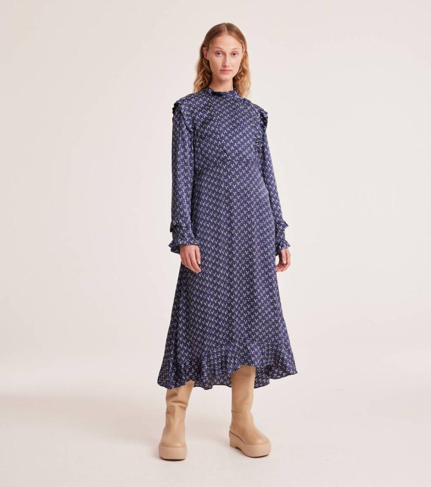 Rachel Dress Stormy blue