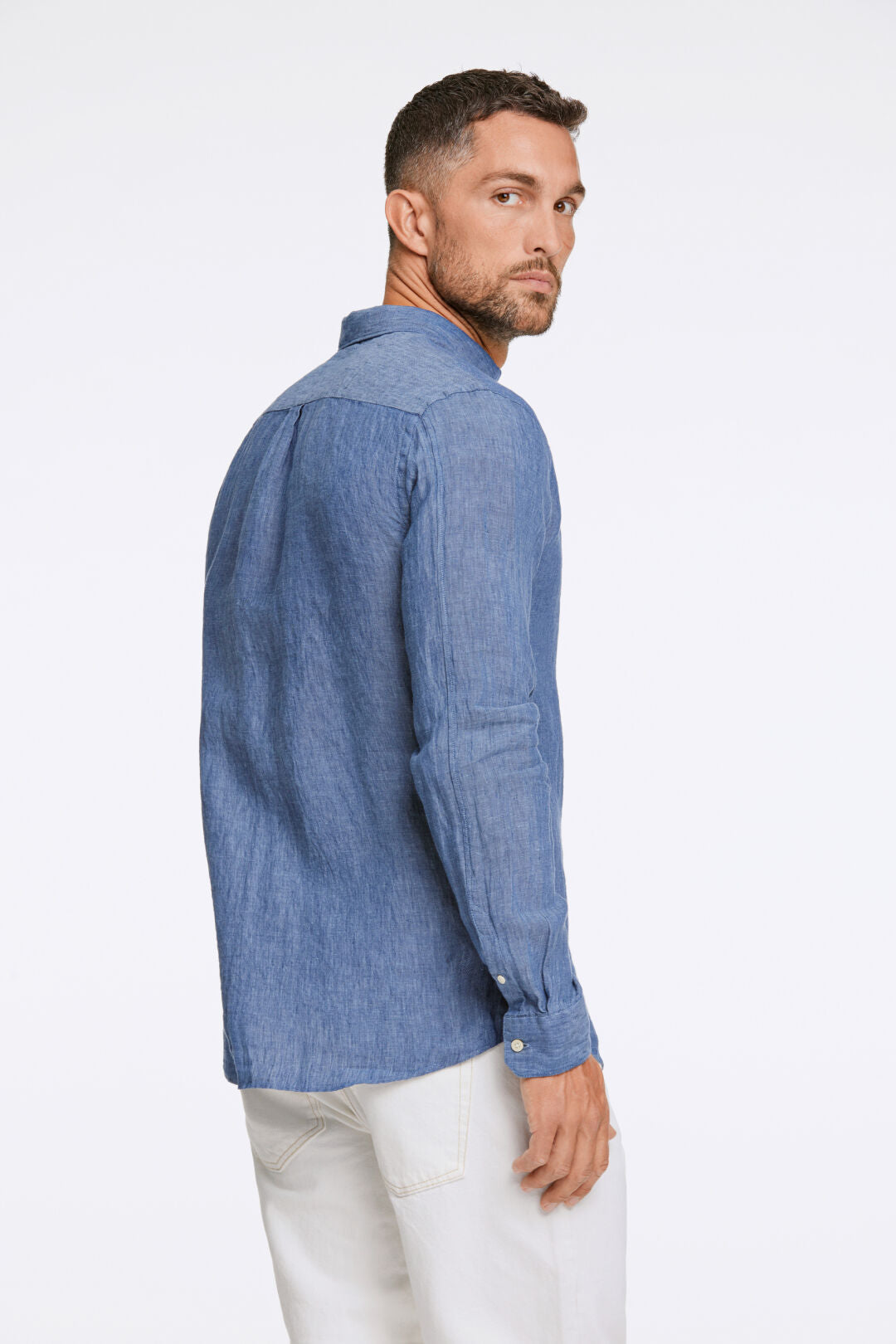 Linneskjorta relaxed fit