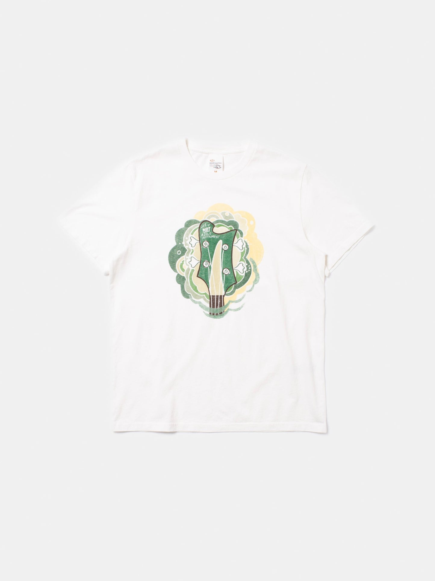 NUDIE JEANS Roy Bas T-Shirt Offwhite
