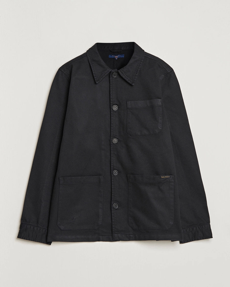 Barney Worker Overshirt Black