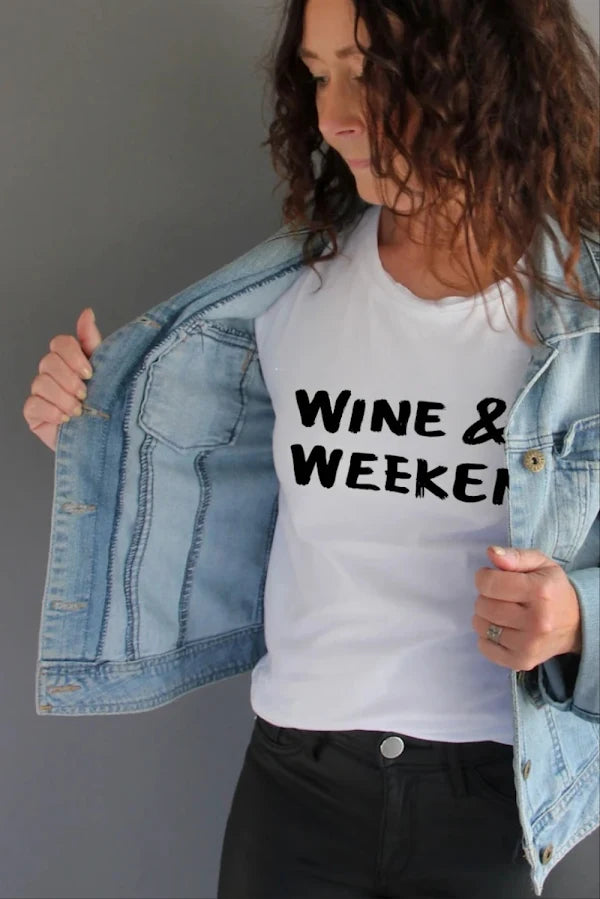 T-shirt WINE & WEEKEND
