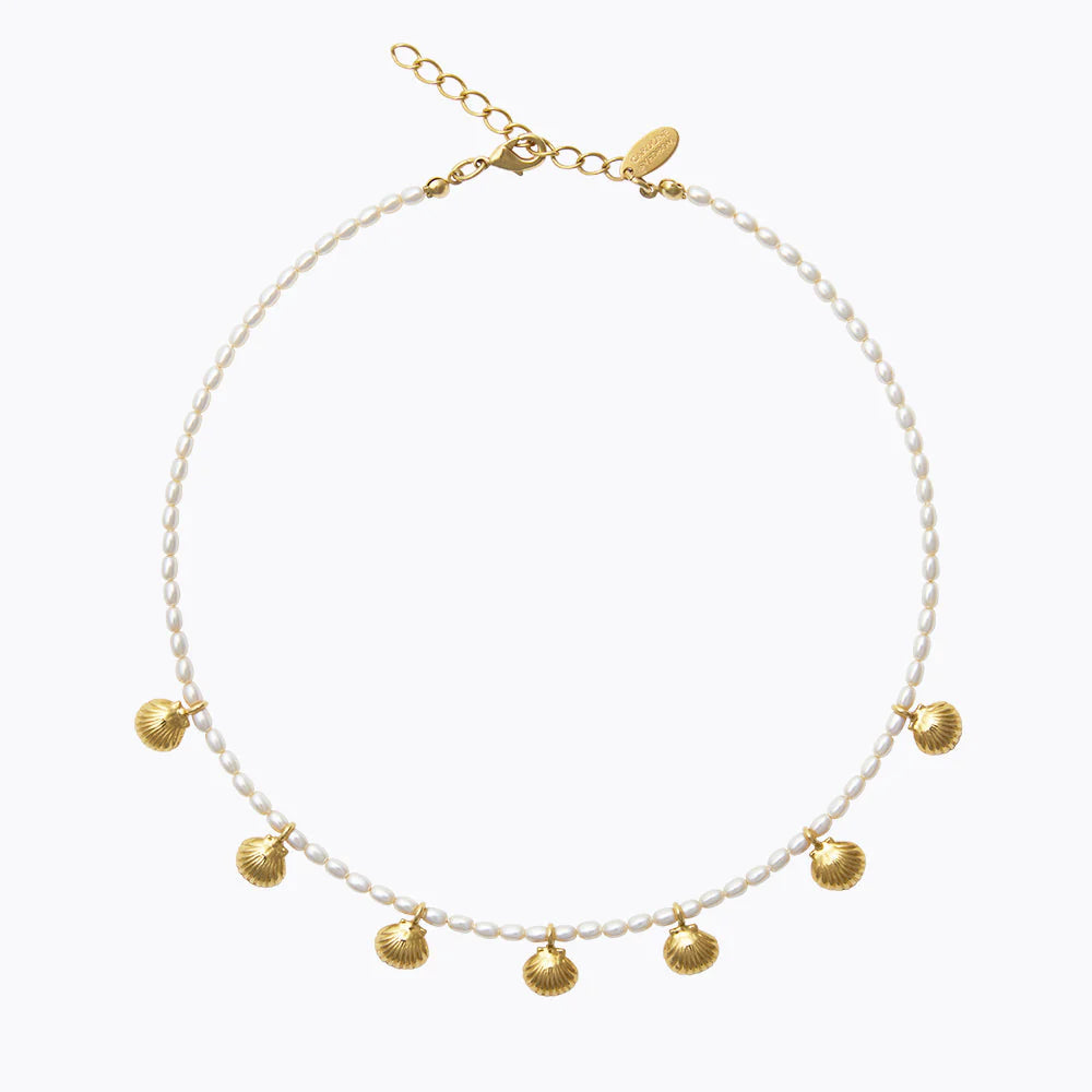 Shell Pearl Choker