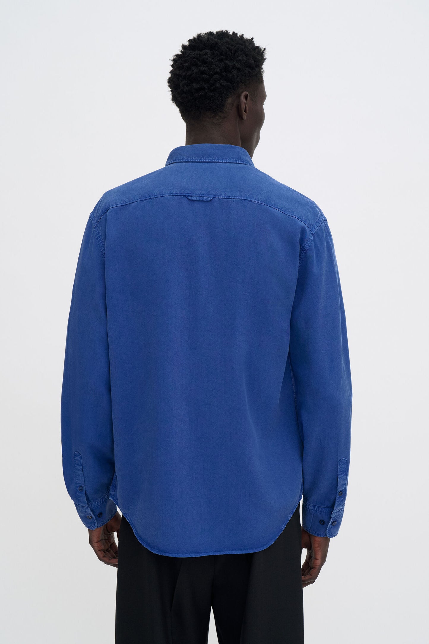 Zachary Tencel Shirt Royal Navy