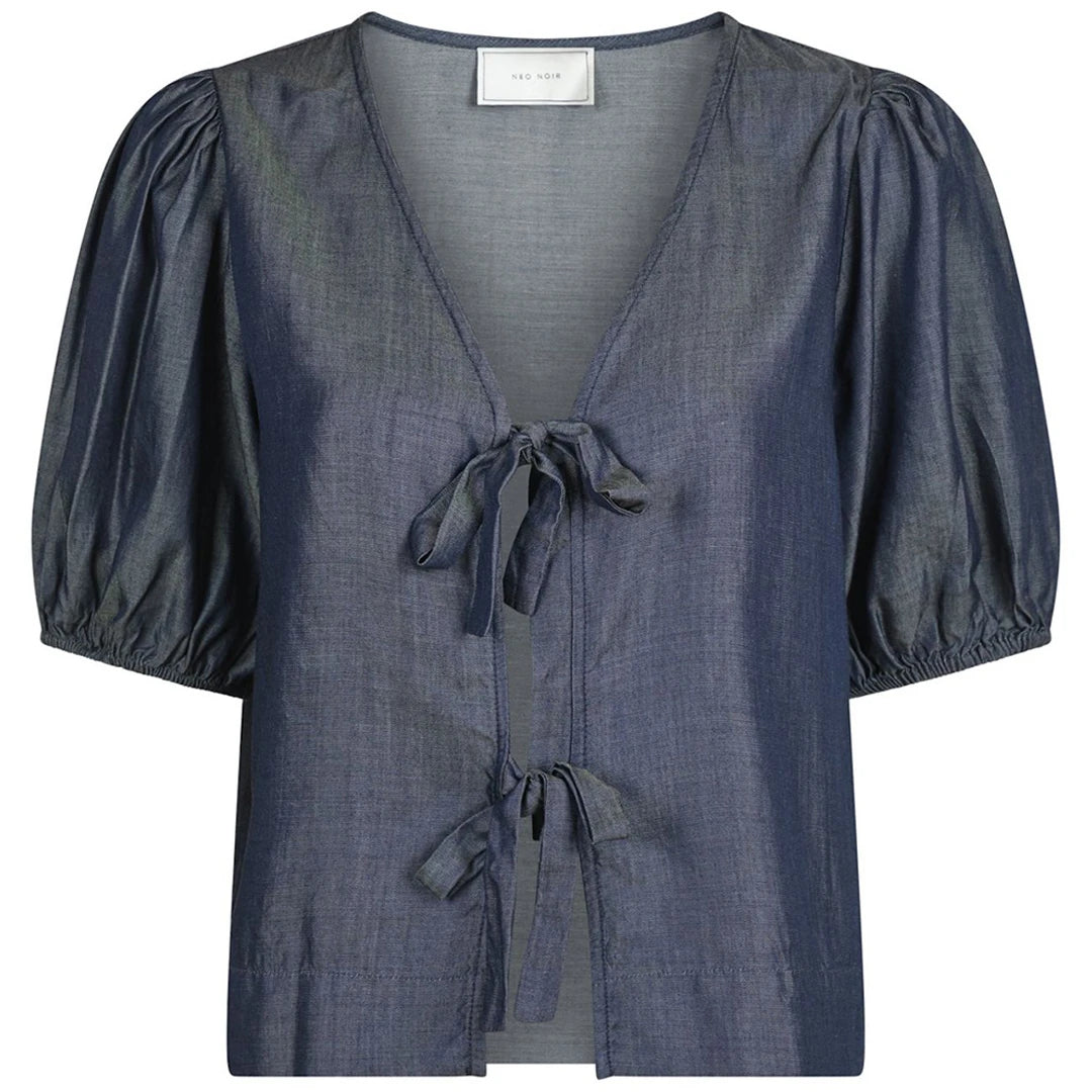 Neo Noir Bianca Chambray blouse