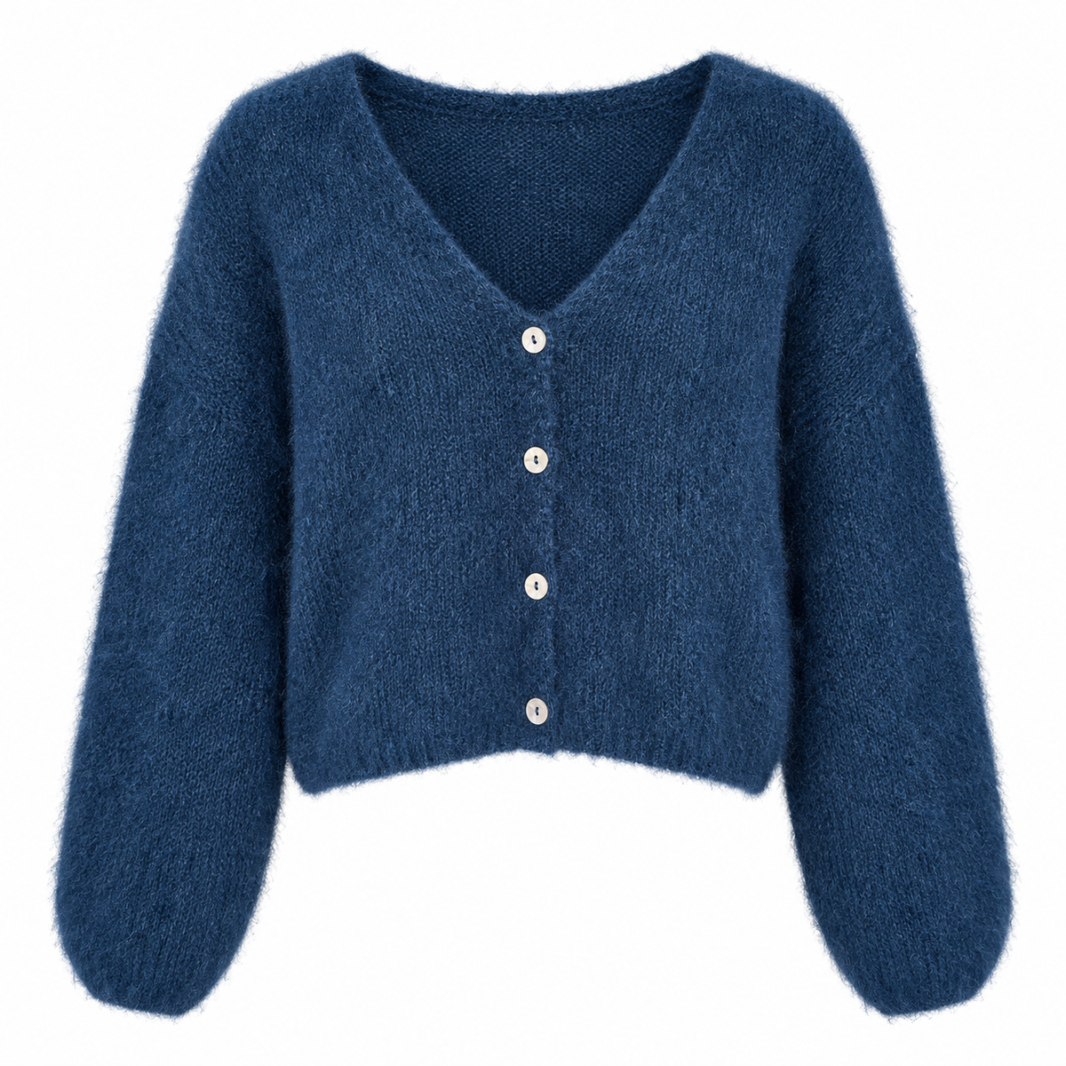 American dreams - Cornelia cropped cardigan -navy blue