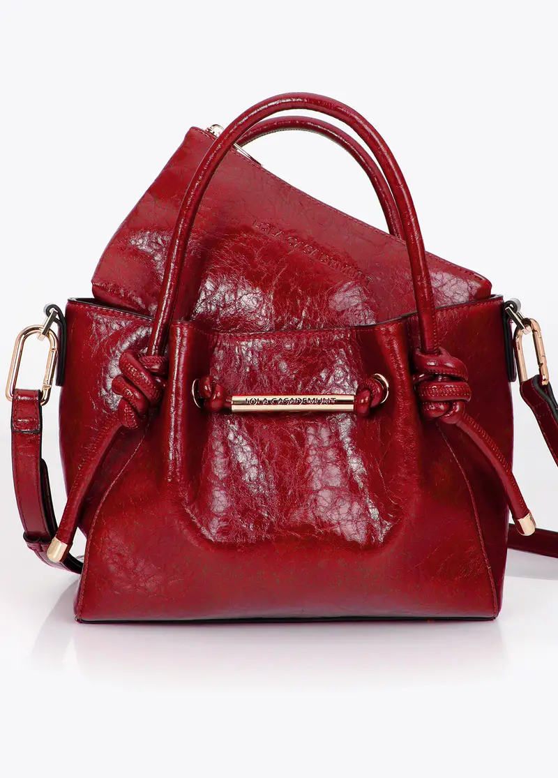 LOLA CASADEMUNT – Crossbody Bag Burgundy