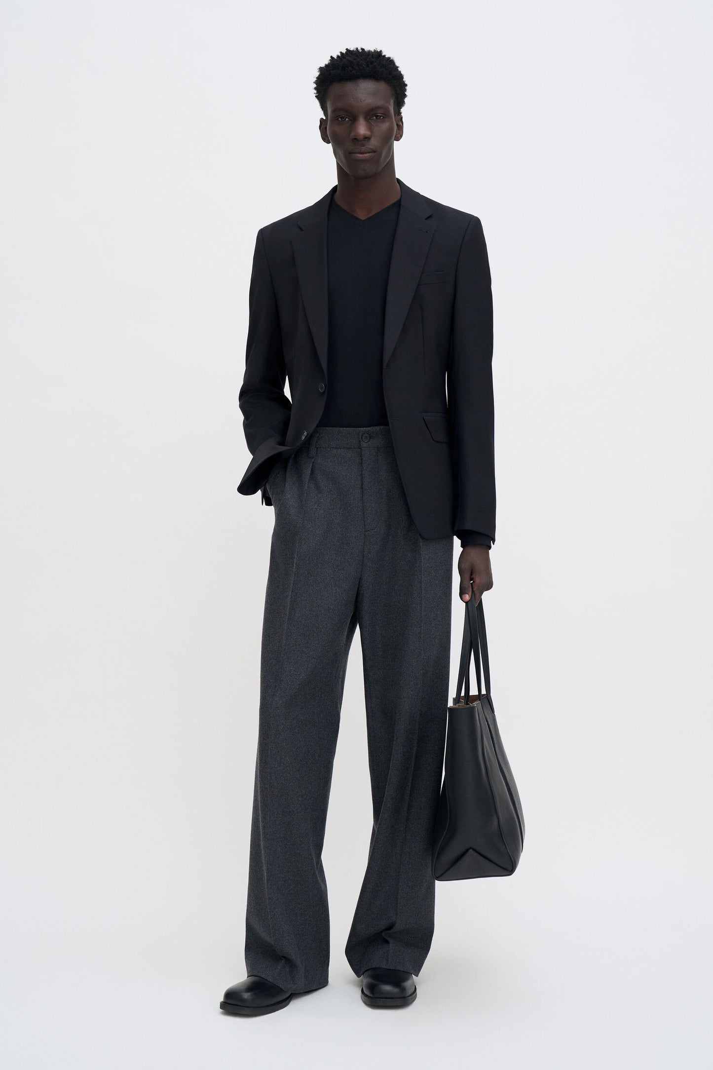 Cotton Jersey V-Neck Tee