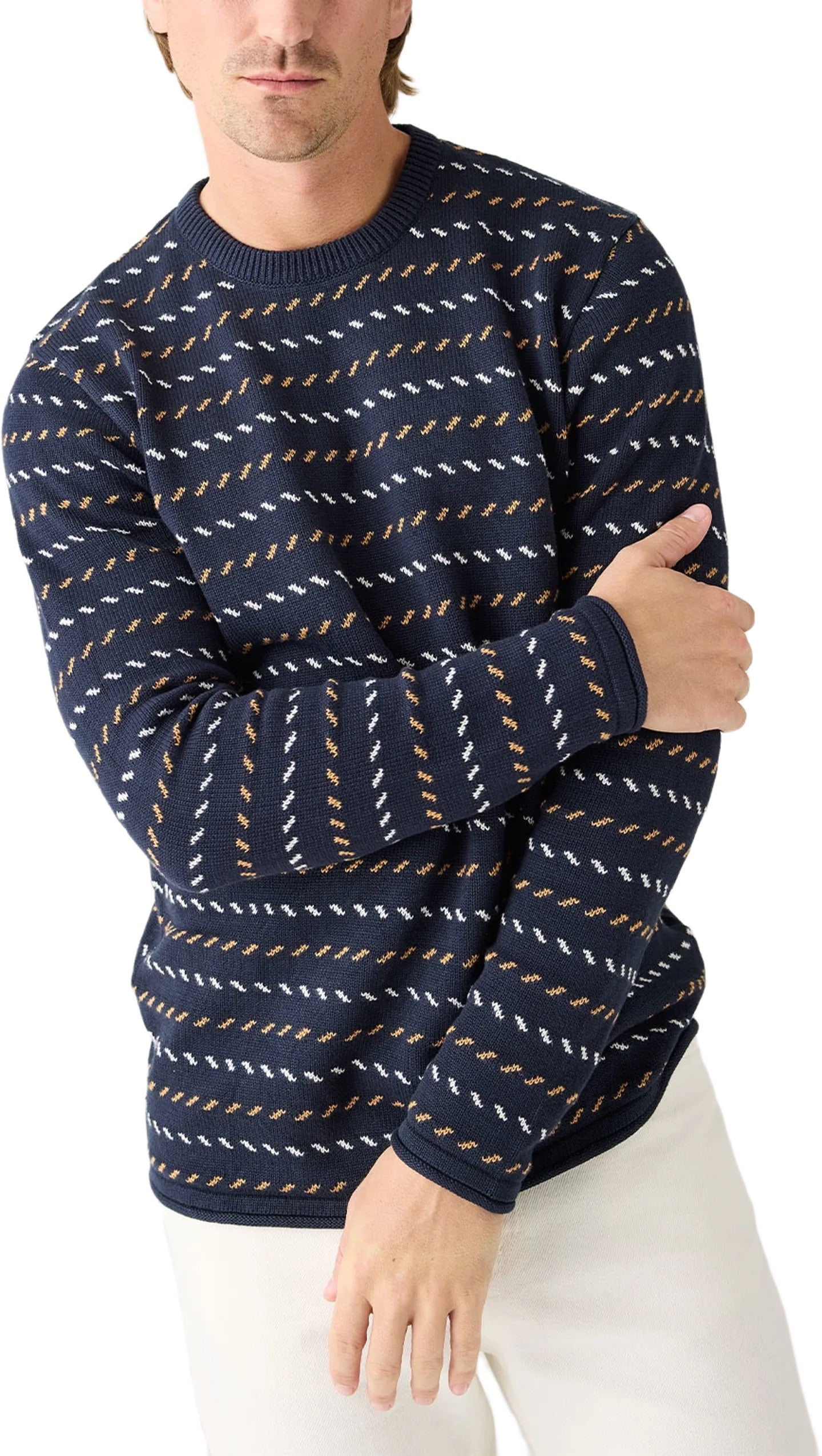 Jacquard Knit Sweater