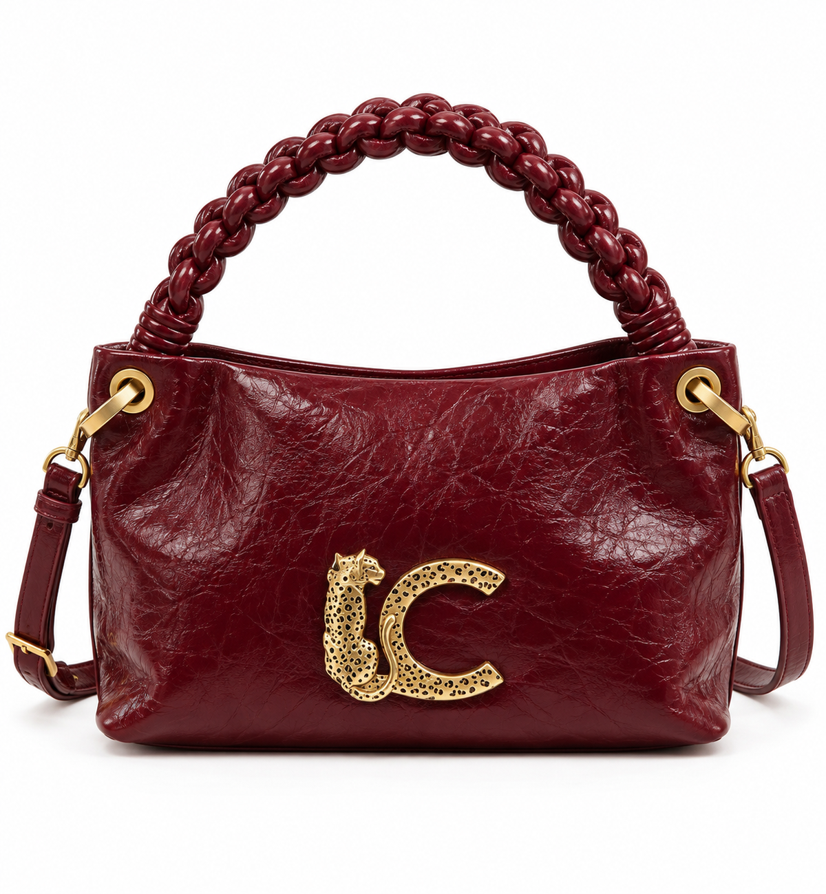 LOLA CASADEMUNT - Crossbody Bag – Burgundy