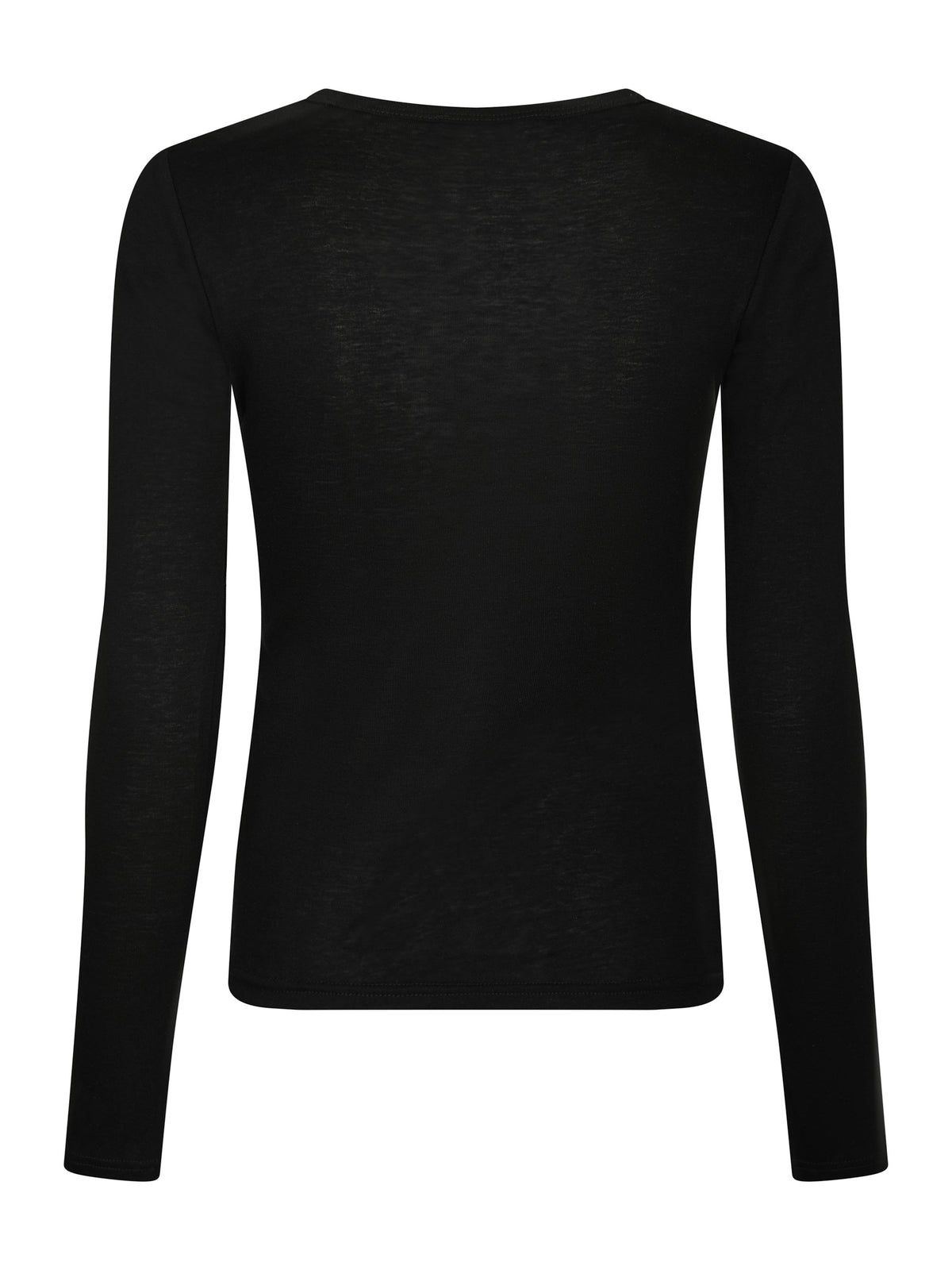 Neo Noir – Nella Fine Rib Blouse – Black