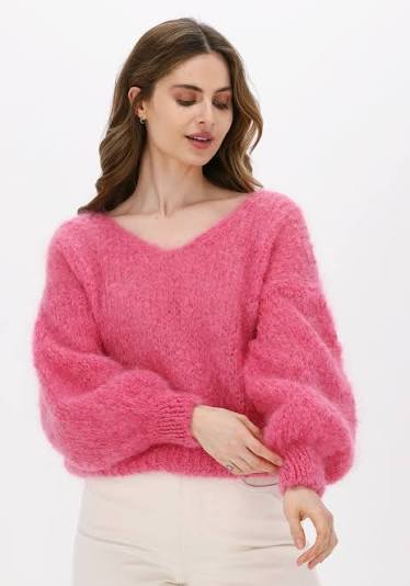 American Dreams Milana LS Mohair Knit