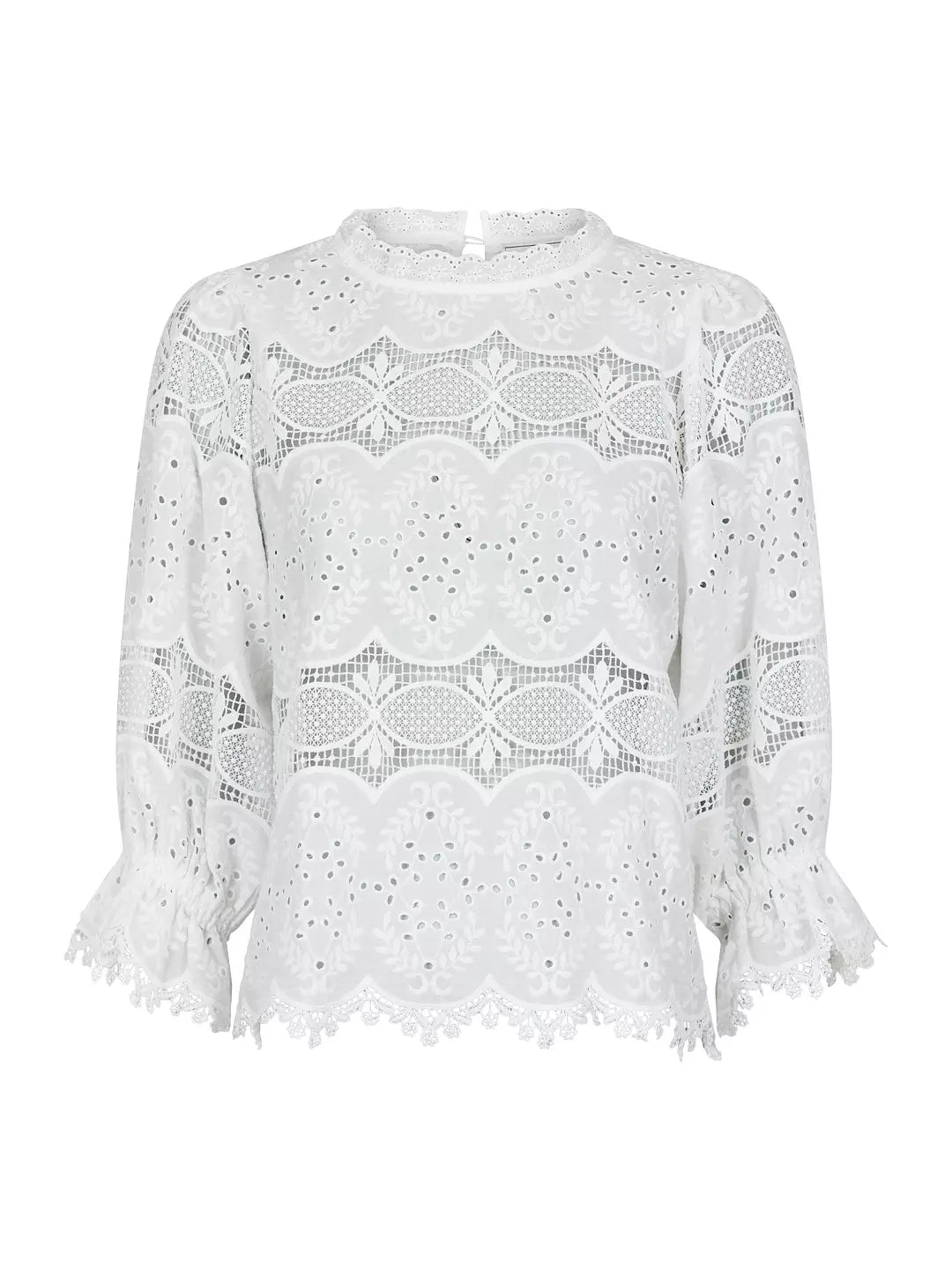 Adela Big Embroidery Blouse