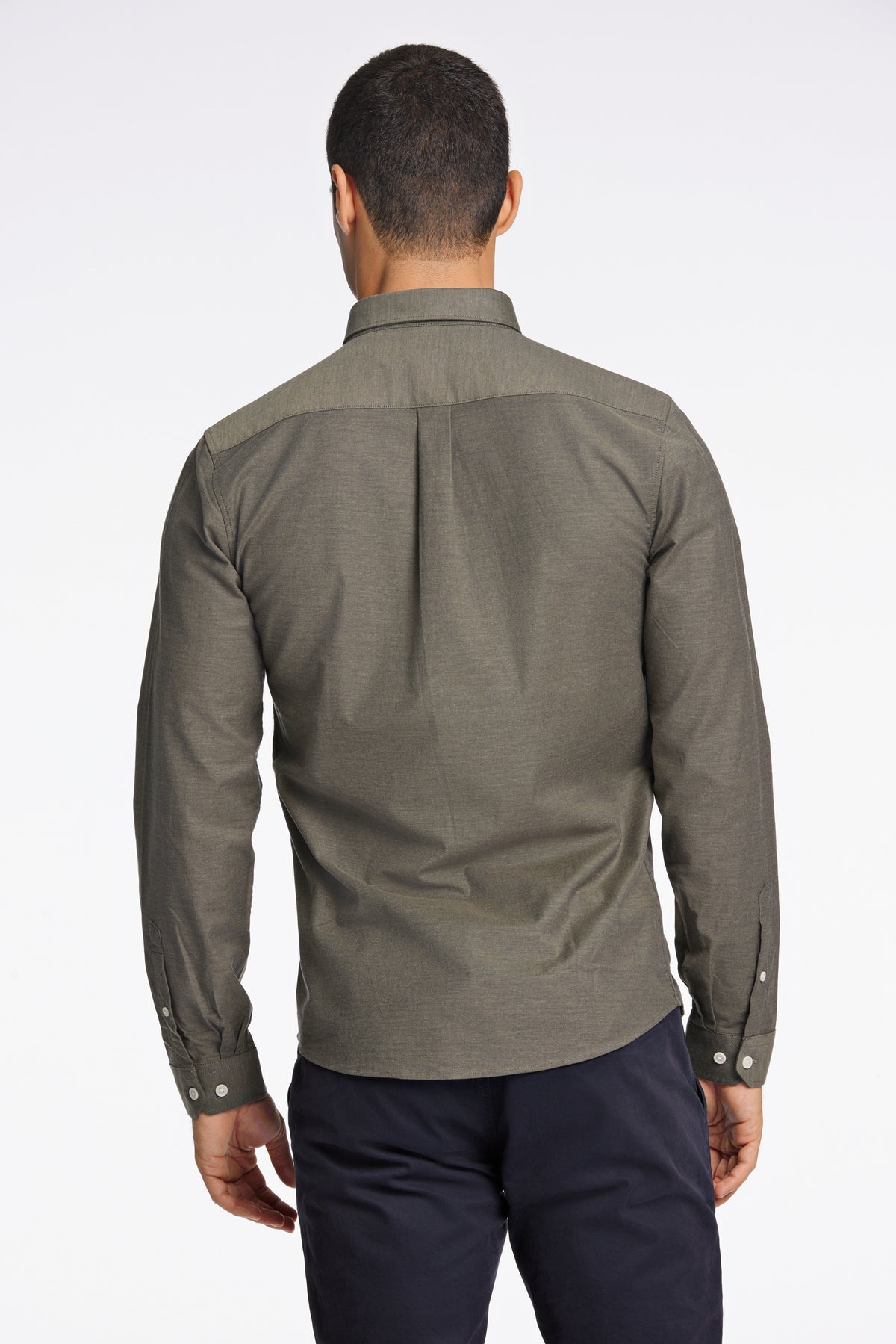 Lindbergh Oxford Superflex Shirt – Army Mix
