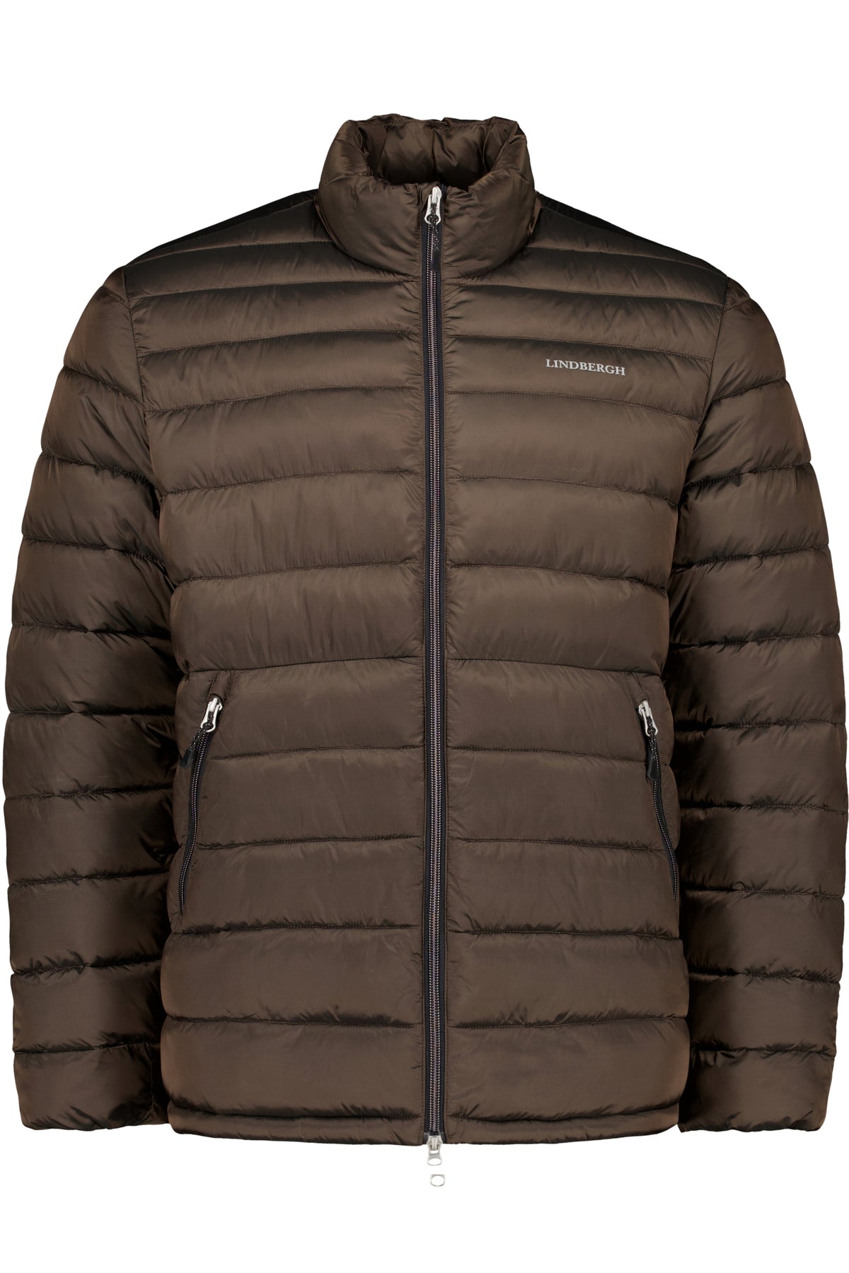 Lindbergh- Light weight puffer jacket – Olive Brown