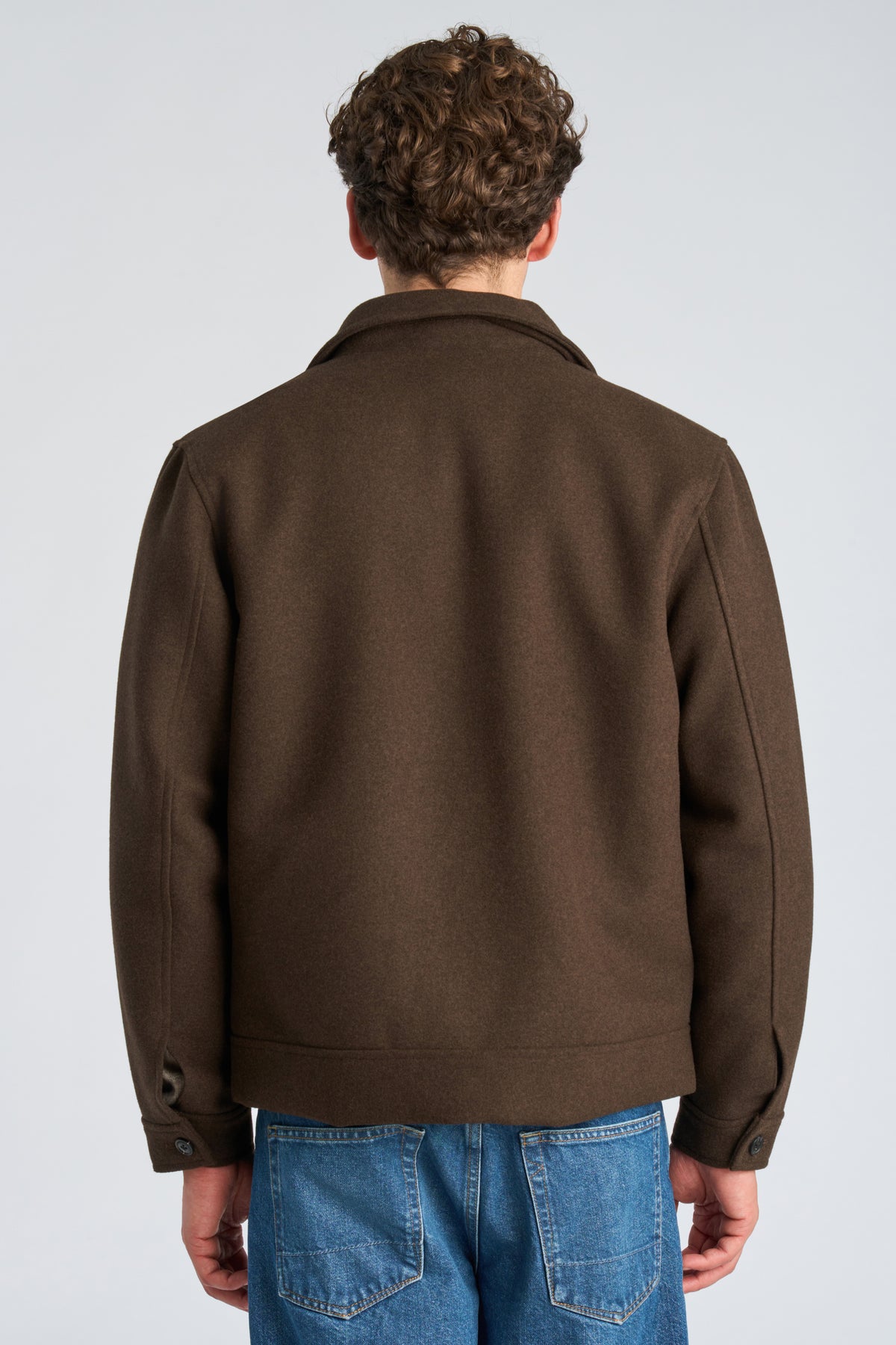 Lindbergh Wool blend jacket – DK Brown Mel