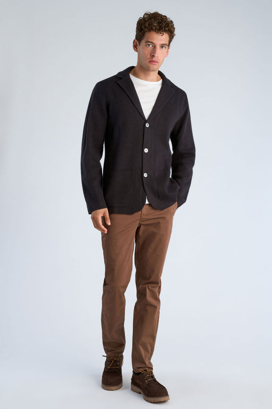 Lindbergh- Merino blend blazer – DK Navy
