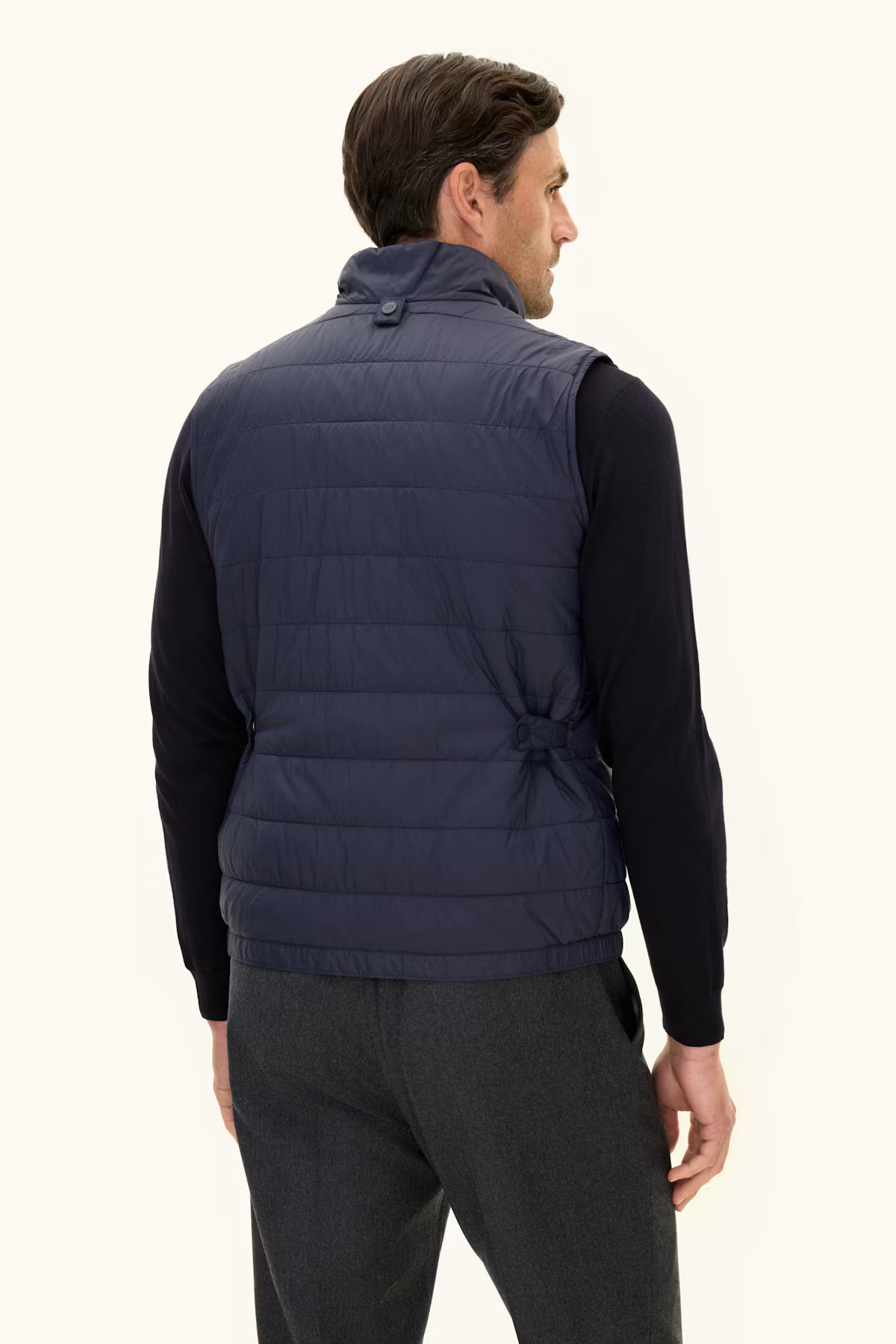 Oscar Jacobson Padded Liner Vest – Navy