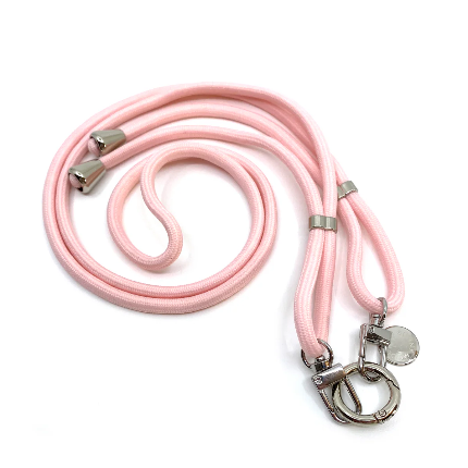 Mobile Base Necklace Pink Silver - IN SUNNY MOOD