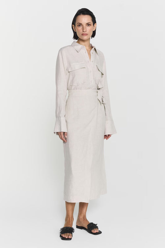 Vivienne Linen Skirt