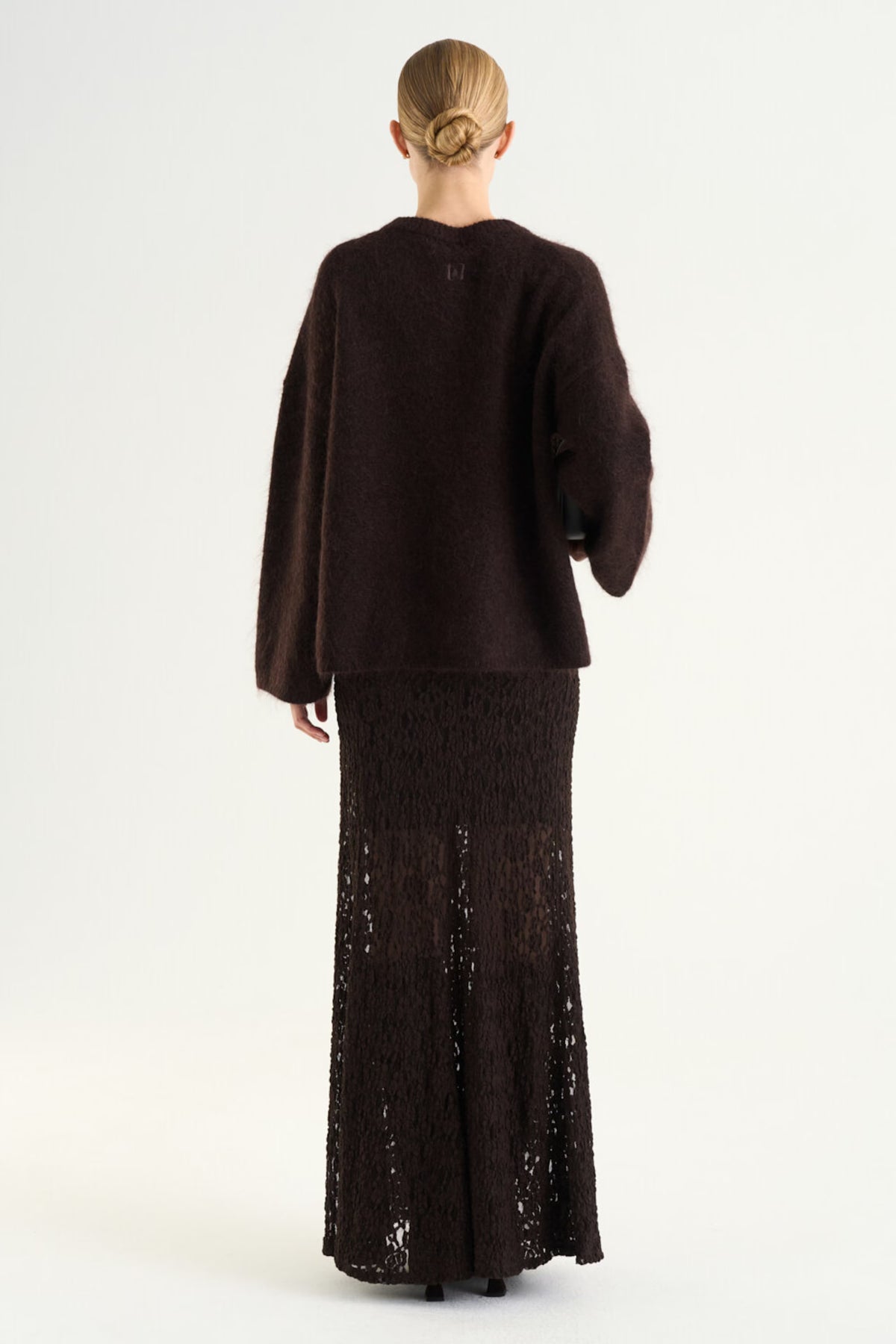 Twist & Tango Akasha Lace Skirt – Mocha Brown