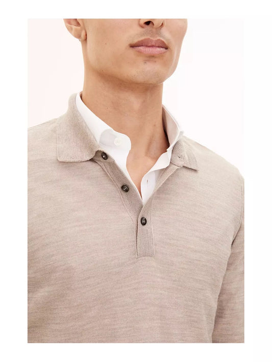 REGULAR FIT POLO SHIRT IN EXTRA FINE MERINO WOOL