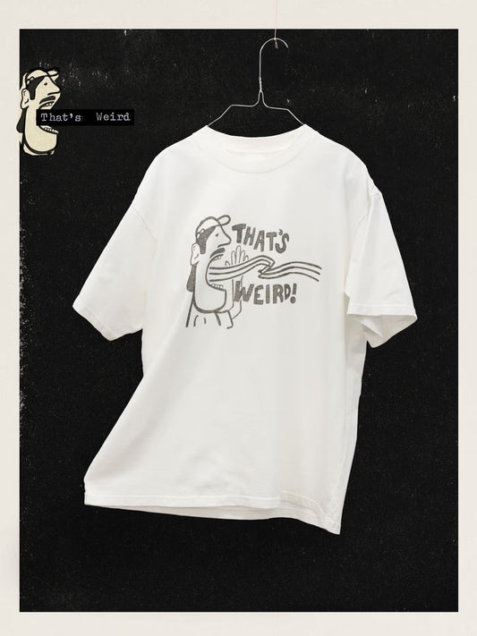 Nudie Jeans – Koffe T-Shirt Wild Chalk White