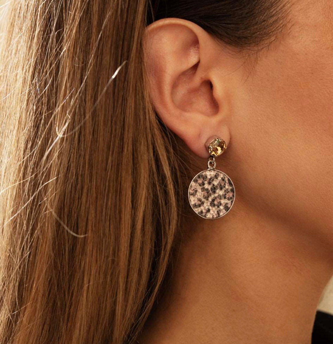 Chloe Earrings / Leopard