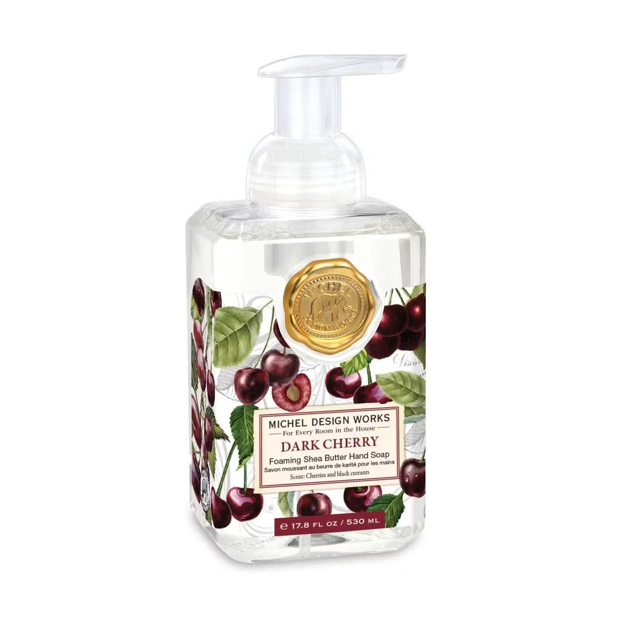 MICHEL DESIGN-skumtvål Dark cherry