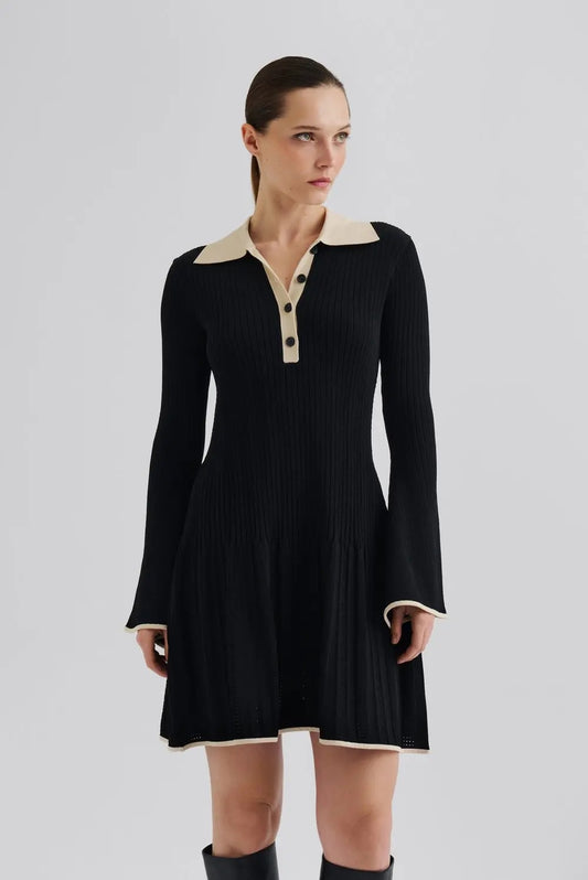 Sabine Piké knitted mini dress