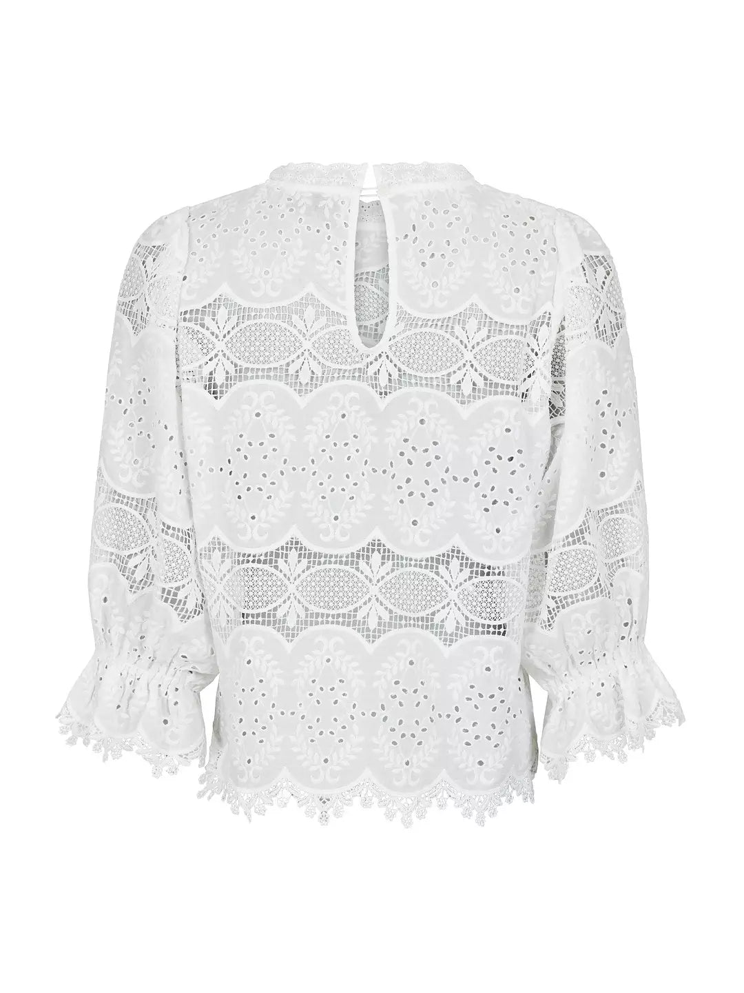 Adela Big Embroidery Blouse
