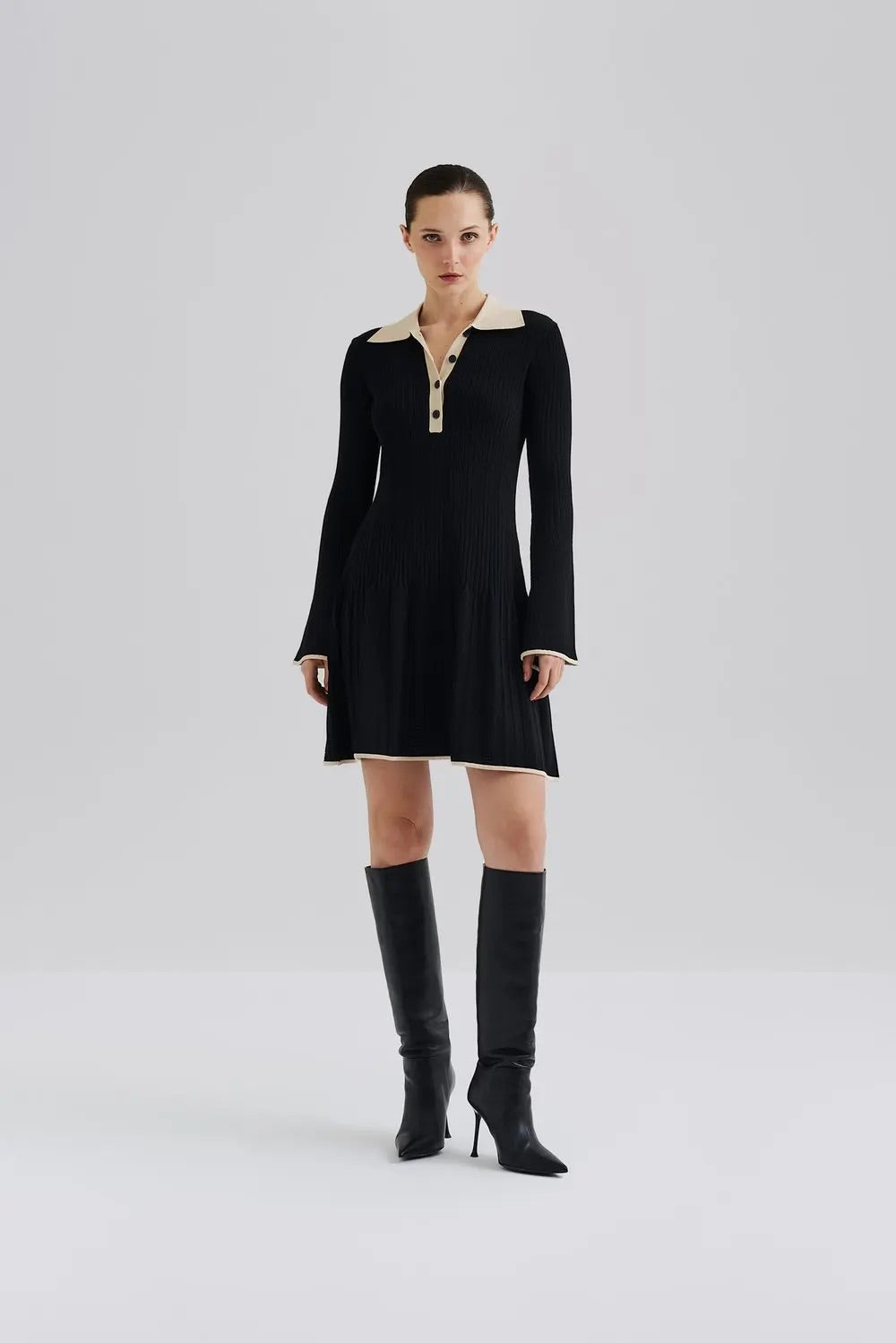 Sabine Piké knitted mini dress